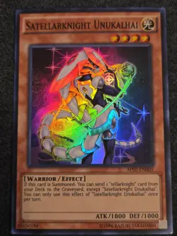 Yugioh Satellarknight Unukalhai AP07-EN005 Super Rare NM - Image 1