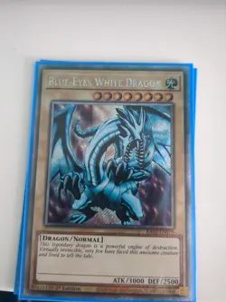 Blue Eyes White Dragon RA03-EN079 Platinum Secret Rare Near Mint 1st Yugioh - Image 1