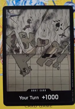 One Piece TCG DON!! OP15 Double Pack Sky Island Map Holo NM - Image 1