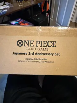 One Piece Card Game Japanese 3rd Anniversary Set Sealed - English Version - Image 1