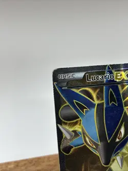 Pokemon TCG Lucario EX Holo Full Art Ultra Rare Card Furious Fists 107/111 - Image 4