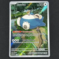 Pokemon TCG Snorlax SVP051 Holo 151 ETB Promo Card - Image 1