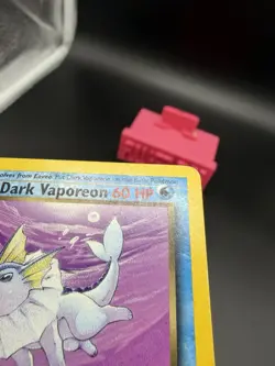 Pokemon Dark Vaporeon TCG 1st Edition Uncommon Card 45/82 - MP Condition - Image 5