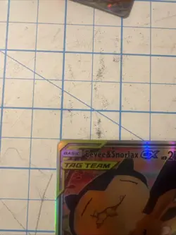 Custom Eevee & Snorlax Gx Fun Fan Art Pokemon Card ( Custom Made ) - Image 2