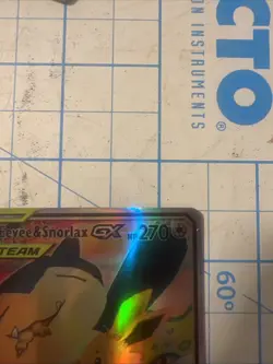 Custom Eevee & Snorlax Gx Fun Fan Art Pokemon Card ( Custom Made ) - Image 3