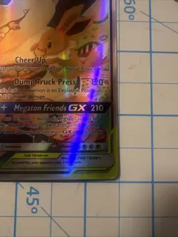 Custom Eevee & Snorlax Gx Fun Fan Art Pokemon Card ( Custom Made ) - Image 4