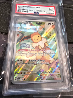 Pokemon Cards Eevee SVP 173 Elite Trainer Box Promo - PSA 9 MINT *Quick Shipping - Image 1