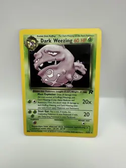 Pokemon Dark Weezing Holo Rare Card 14/82 Mint Condition - Image 4