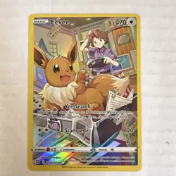 Pokemon Eevee TG11/30 Brilliant Stars Ultra Rare Holo Basic 70HP English Card - Image 1