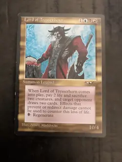 MTG Lord of Tresserhorn – Alliances Rare – Vintage Magic the Gathering Card – MP - Image 1