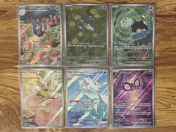 6 Full Art Pokemon Card Bundle - All Near Mint - Image 1