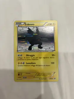 Zekrom BW005 Promo Pokemon Card Holo - Italian - Image 1