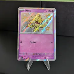 Abra 148/091 Pokemon Card TCG Paldean Fates NM Shiny Rare Holo - Image 1