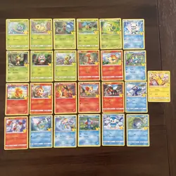 McDonald’s Pokemon 25th Anniversary Set Complete NON-HOLO 25/25 Pikachu NM Cards - Image 1