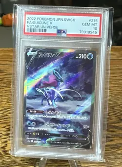 PSA 10 Suicune V 215/172 Vstar Universe Pokemon Card Japanese F/S. - Image 1