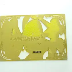 Marin Kitagawa Gold Metal Card LSP Goddess Story Waifu #186/200 Anime - Image 3