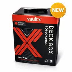 NEW VaultX Toploading Deck Box EXO-TEC Card Storage Case Holds 80+ Top Loaders - Image 1