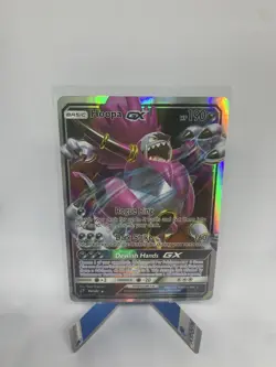 Pokemon TCG Hoopa GX Sun Moon Team Up 96/181 Holo Ultra Rare - Image 1