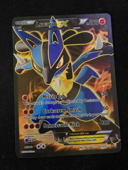 Lucario EX - 107/111 Furious Fists Full Art Pokemon - LP - Image 1