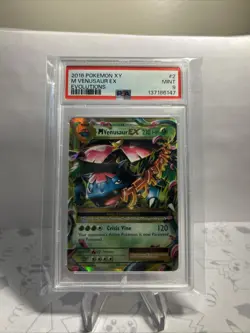 2016 Pokemon XY Evolutions M Venusaur EX #2/108 PSA 9 Mint - Image 1