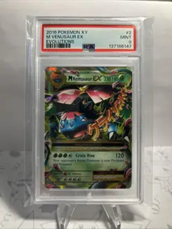 2016 Pokemon XY Evolutions M Venusaur EX #2/108 PSA 9 Mint - Image 2