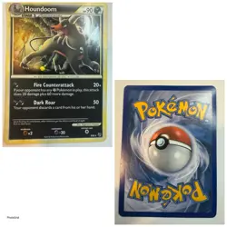 Houndoom 5/90 NM Holo Rare - Undaunted Pokemon TCG - 2010 HGSS Set - Image 1