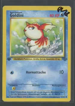 Goldini 1. Edition | Dschungel 53/64 | Pokemon Karte DE LP/PL Jungle 2000 WOTC - Image 1