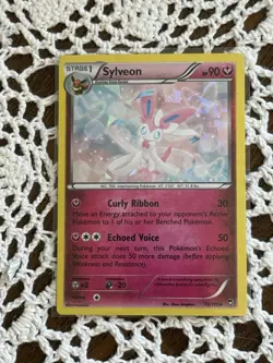 Sylveon 72/111 ~ Cracked Ice Holo ~ Theme Deck Exclusives ~ Furious Fists ~ NM! - Image 1