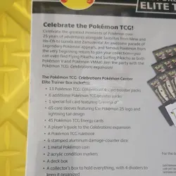 Pokemon Celebrations Elite Trainer Box Pokemon Center Pikachu Greninja - Image 5
