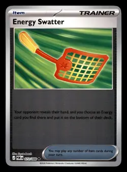 Energy Swatter 073/088 ME03 Perfect Order Pokemon Reverse Holo Near Mint - Image 1