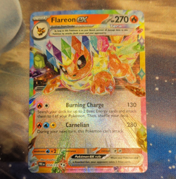 Pokemon TCG Flareon ex 014/131 Sv Prismatic Evolutions Double Rare Holo 270 HP - Image 1