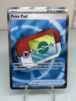 Pokemon TCG Perfect Order Poke Pad 113/88 Full Art Trainer Illustration Rare Eng - Image 1