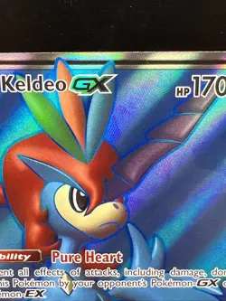 Pokemon TCG Keldeo GX (Full Art) 219/236 Sm - Unified Minds Holo Rare 2019 NM - Image 3