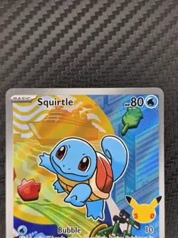 Squirtle 039 Promo Holo First Partner Illustration Kanto Pokemon TCG NM+ - Image 3