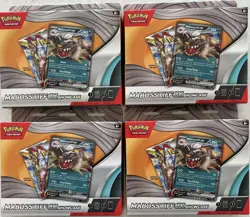 4 Pokemon TCG Mabosstiff EX Showcase Boxes – Sealed - Free Shipping - Image 1
