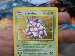 Pokemon TCG Nidoking Base Set 11/102 Holo 1999-2000 Wizards Base Set... - Image 3