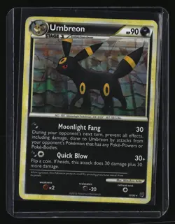 Pokemon UMBREON 10/90 (Cracked Ice Holo) Undaunted - MP/Mod Play - Image 1