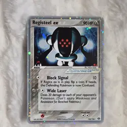 Pokemon Registeel ex 100/106 EX Emerald Ultra Rare Holo - Image 1