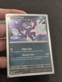 Darkrai Rare Cosmos Holo 136/197 Pokemon Spiritomb Sableye Set Of 3 - Image 4