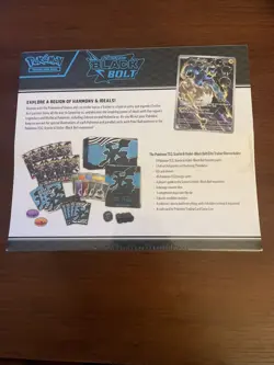 Pokemon TCG Black Bolt ETB Elite Trainer Box English Factory Sealed - Image 2