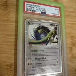 2006 POKEMON BLACK STAR PROMOS #039 RAYQUAZA EX-HOLO PSA 1 - Image 4