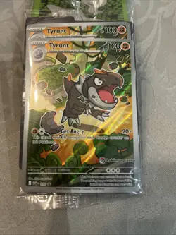 Perfect Order Pokemon Centre Stamped Promo Sealed Tyrunt & Pack Of Sleeves NEW - Image 1