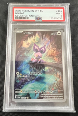Pokemon Noibat Journey Together 169/159 Illustration Rare PSA 9 - Image 1