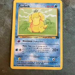 Psyduck (NonHolo, Team Rocket) - Pokemon TCG - 1st Edition - LP - Image 1