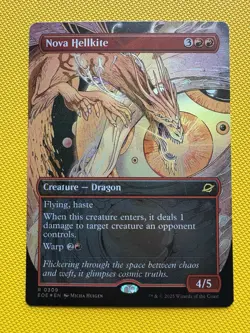 Nova Hellkite (Borderless) Edge of Eternities Foil - Image 1