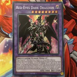 Yu-Gi-Oh! TCG Red-Eyes Dark Dragoon RA02-EN021 Secret Rare - Image 1