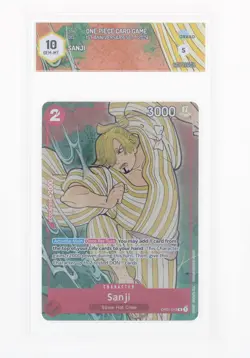 One Piece Card Game - Sanji - OP01-013 - GRAAD 10 JAP 2024 - Image 1