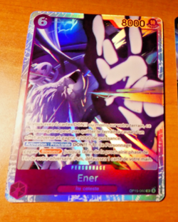 ONE PIECE FRANCAISE CARD GAME CARTE HOLO Enel OP15-060 SR FR MINT 2026 - Image 1