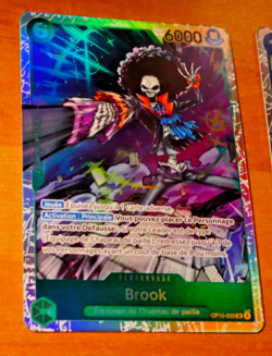 ONE PIECE FRANCAISE CARD GAME CARTE HOLO Brook OP15-032 SR FR MINT 2026 - Image 1