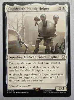 Codsworth, Handy Helper - Universes Beyond: Fallout - MTG LP - Image 1